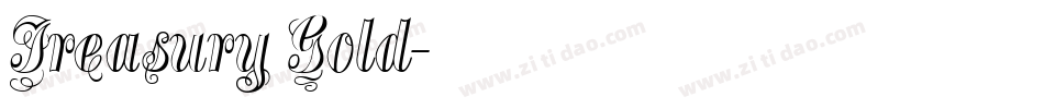 Treasury Gold字体转换
